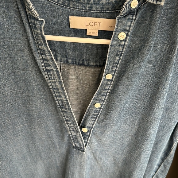 Loft denim long sleeve top - Picture 4 of 4